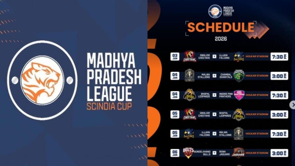 Madhya Pradesh League T20 2026 Schedule