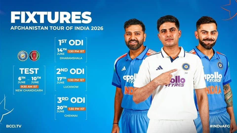 Tickets for Afghanistan Tour of India 2026