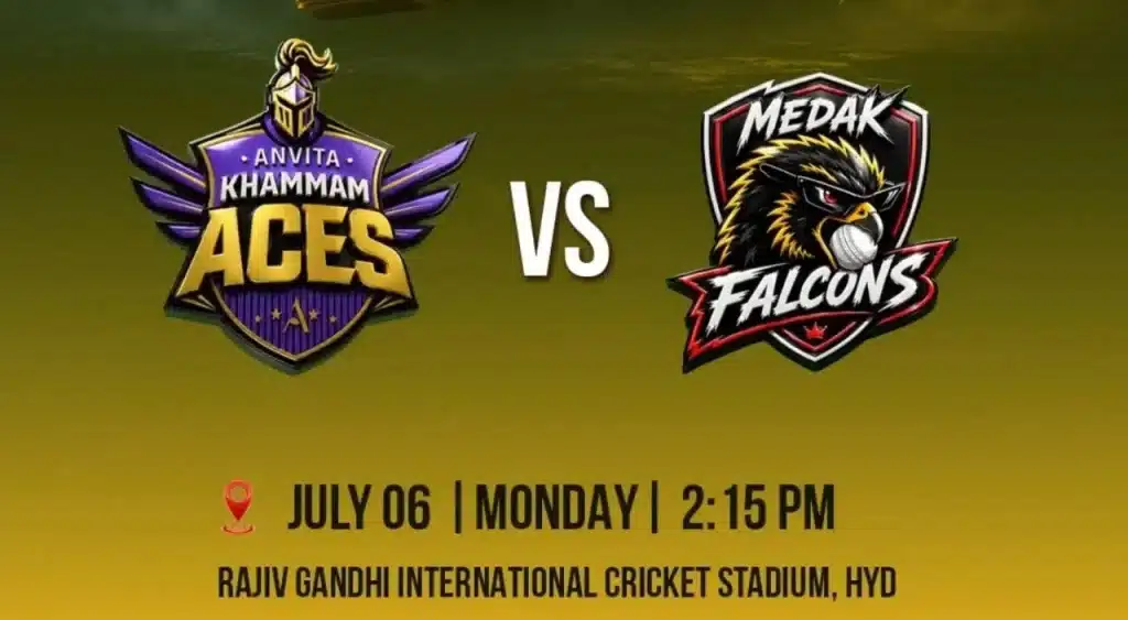 Anvita Khammam Aces vs Medak Falcons 