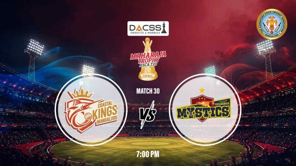 Coastal Kings Mangaluru vs Gulbarga Mystics 