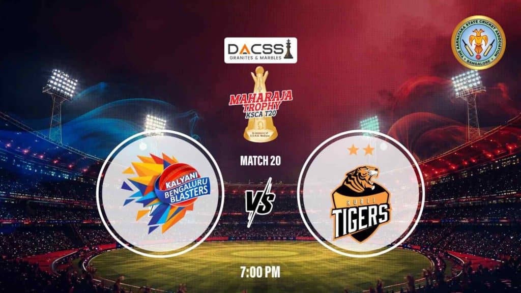 Hubli Tigers vs Bengaluru Blasters Hubli Tigers vs Bengaluru Blasters