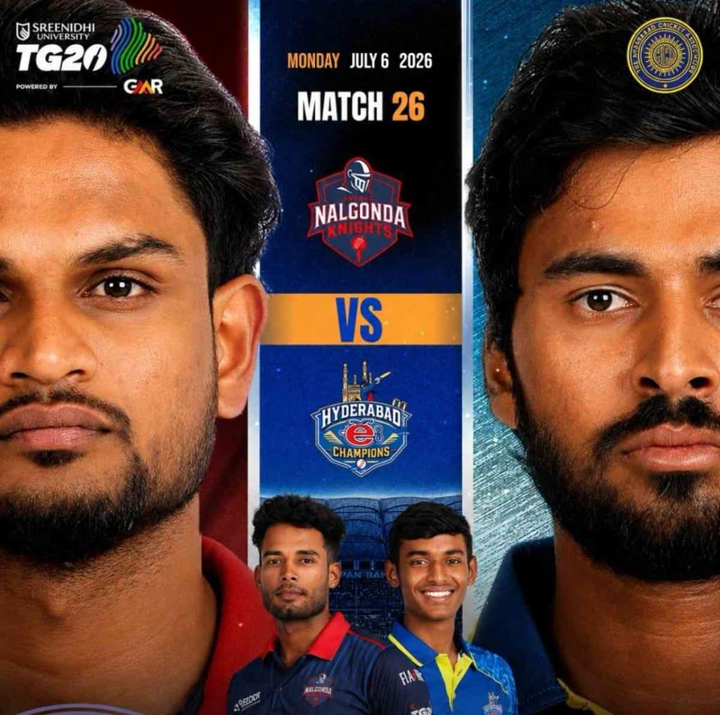 Hyderabad E Champions vs Anurag Nalgonda Knights 